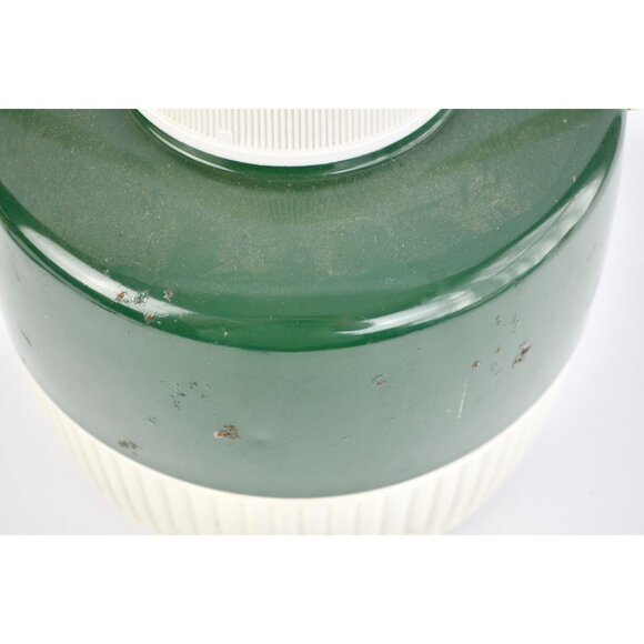 Vintage Coleman Green Metal Plastic Cooler Beverage 1 Gallon - Picture 6 of 8